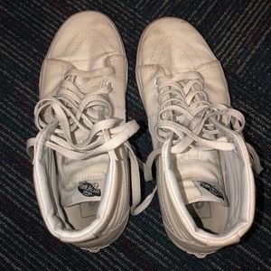 White High Top Vans